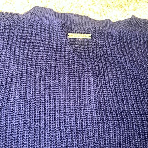 Michael Kors Navy Sweater with Side Ties - Picture 8 of 8